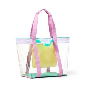 Transparent Beach Tote Bag - Stoney Clover Lane x Target Clear/Lavender